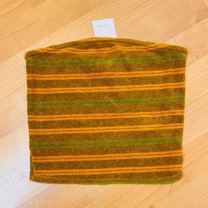 UO Glitter Striped Cropped Tube Top S NWT